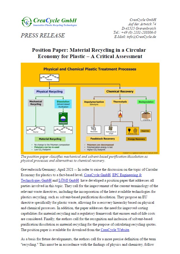 2021.04.10 PR CreaSolv Process Positition paper EN